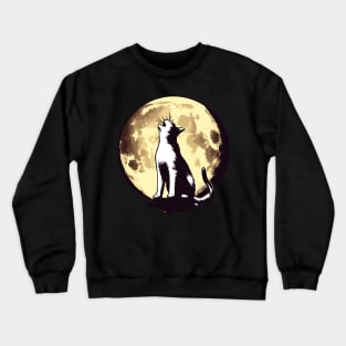 Howling cat Crewneck Sweatshirt